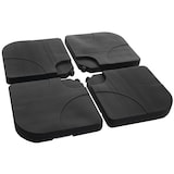 thumbnail of Gastronomie-Ampelschirm HWC-A96, Sonnenschirm, rund Ø 3m Polyester Alu/Stahl 23kg ~ creme mit Ständer, drehbar