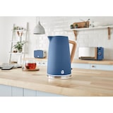 thumbnail of SWAN STP2090BLUNEU Set Frühstückskocher, kabellos, 1,7L Toaster Breitschlitz 2 Nordic Blau, Blau, 2200W