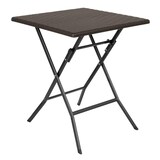 thumbnail of Table pliante carrée marron Bolero 620mm