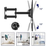 thumbnail of Soporte de Pared para TV Televisor Giratorio inclinable de 32" - 80" Pulgadas, Universal Doble Brazo 50kg, MAX VESA 400x600mm