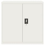 thumbnail of vidaXL Aktenschrank Weiß 90x40x130 cm Stahl