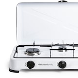 thumbnail of MELCHIONI FAMILY Fogão a gás, MINERVA NEW 3, 3 queimadores removíveis, regulação da chama, portátil, uso exclusivo em exteriores, branco, 118360123