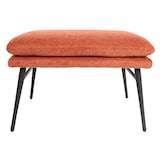 thumbnail of Poggiapiedi pouff HWC-L62 Lounge elegante tessuto ~ arancione