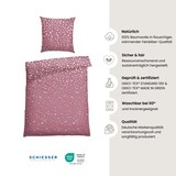 thumbnail of Schiesser Bettwäscheset Runa - Feinbiber - 2-teilig - 155 x 220 cm - Rosa