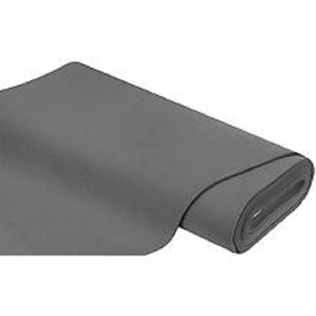 Feutrine GRIS GRISE largeur 180 cm au metre epaisseur environ 1,50 mm