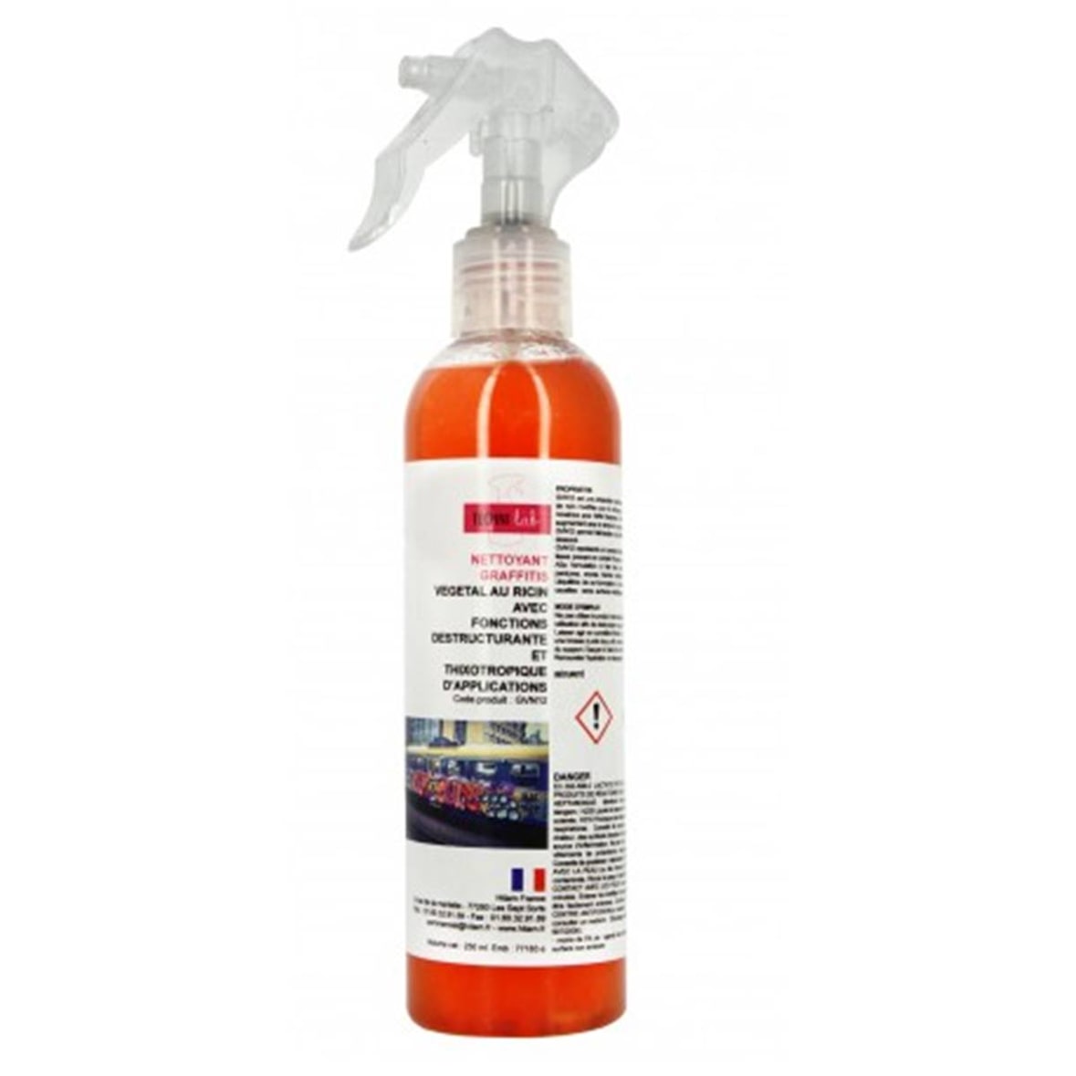 Nettoyant anti-graffiti végétal - Flacon 250ml - HITAM