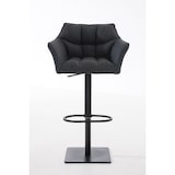 thumbnail of Banco de bar Damaso com revestimento em tecido cinza escuro/preto