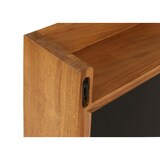 thumbnail of Espejo de pared de teca HWC-M75, espejo de baño, marco de madera, teca de calidad B (duramen, 20-30 años), 77x100cm