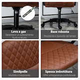 thumbnail of Sedia Poltrona Massaggiante in Similpelle con Altezza Regolabile