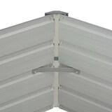 thumbnail of vidaXL Plantenbak verhoogd 129x129x45 cm gegalvaniseerd staal antraciet