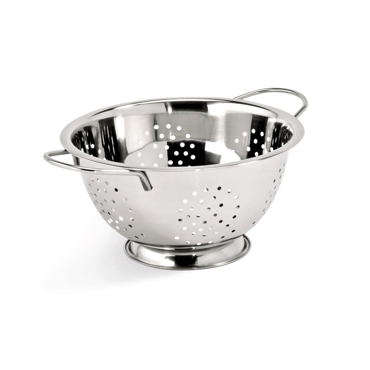 Passoire avec anse Ø 28 cm perforation Ø 4 mm inox - Was Germany