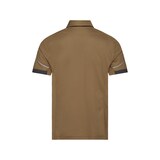 thumbnail of DASSY® Traxion Next Poloshirt, D-FX Flex, UV-Schutz UPF 50+, Mesheinsätze, 50% recyc. PES, Art. 710079 lehmbraun/anthrazitgrau L
