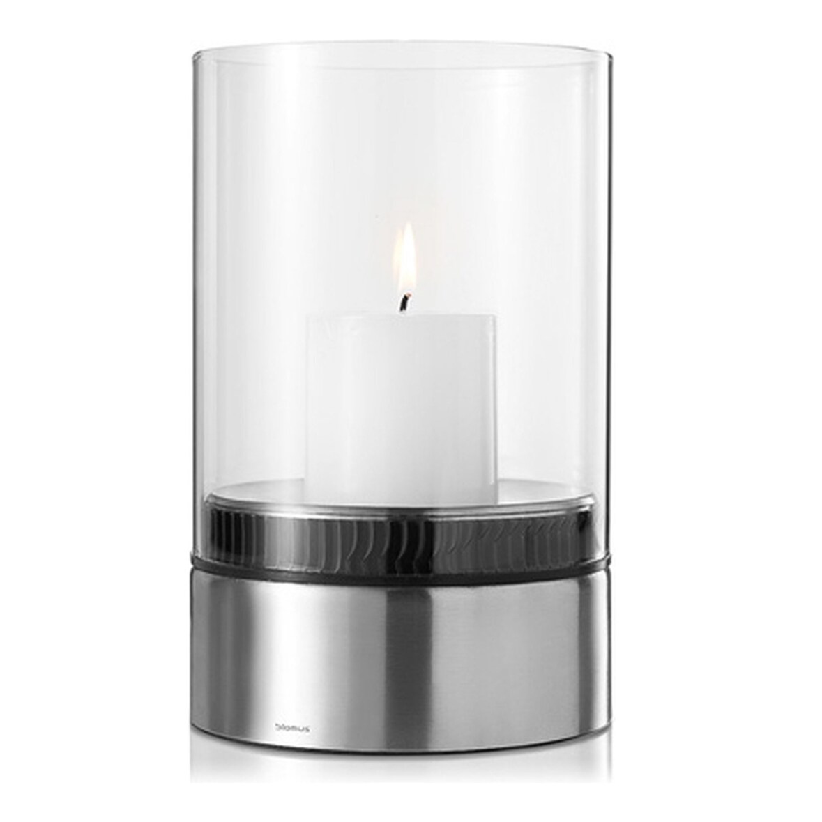Blomus Windlicht Edelstahl Glas H 23 x Ø 15 cm Deko