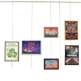 thumbnail of Kit cimaises classiques câbles nylon-perlon 2 mm transparent - Rail alu naturel