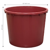 thumbnail of GILAC Baquet rond renforcé - de 110 L à 500 L - bordeaux - 500 L - Bordeaux G115444