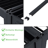 thumbnail of Weide Deluxe & Classic | Pergola Aluminium freistehend | 6 x 6 M | Lamellendach anthrazit + Verbindungskit 3 Meterㅤ