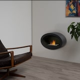 thumbnail of Moritz Ethanol Kamin Wandkamin 40 x 60 x 22 cm I hängend rund I 1 Liter Brenner I Bioethanol Kamin I Bio Ethanol Kaminofen Indoor Outdoor