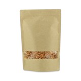 thumbnail of MONOUSO - Bolsa Doypack Kraft Autocierre Zip y Ventana 25+12x35cm (250 Uds)