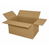 thumbnail of 50x Faltkarton  280x180x140mm 1-wellig Dickwelle braun