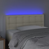 thumbnail of vidaXL LED Kopfteil Creme 100x5x78/88 cm Kunstleder