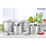 thumbnail of Conjunto de 4 tachos em aço inoxidável com tampa - Indução - Bartscher. Bartscher