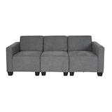 thumbnail of Sofá modular 3 plazas Couch Lyon, tela/textil ~ gris