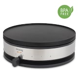 thumbnail of H.Koenig KREP56 Crêpes, Mini, Pancakes, Thermostat bis 230 ° verstellbar, Antihaftbeschichtung, 1500 W, Schwarz