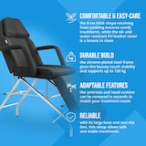 thumbnail of physa - Behandelstoel - 183 x 60 x 70 cm - 150 kg - zwart