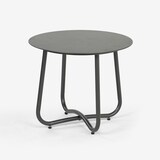 thumbnail of Mesa auxiliar para exterior, con tacos de goma, Aluminio, Color Antracita, 60 x 51cm alto