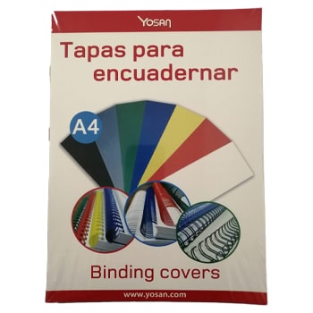 Acetato de encuadernación transparente 150 micras A4 Paquete de 100 unidades