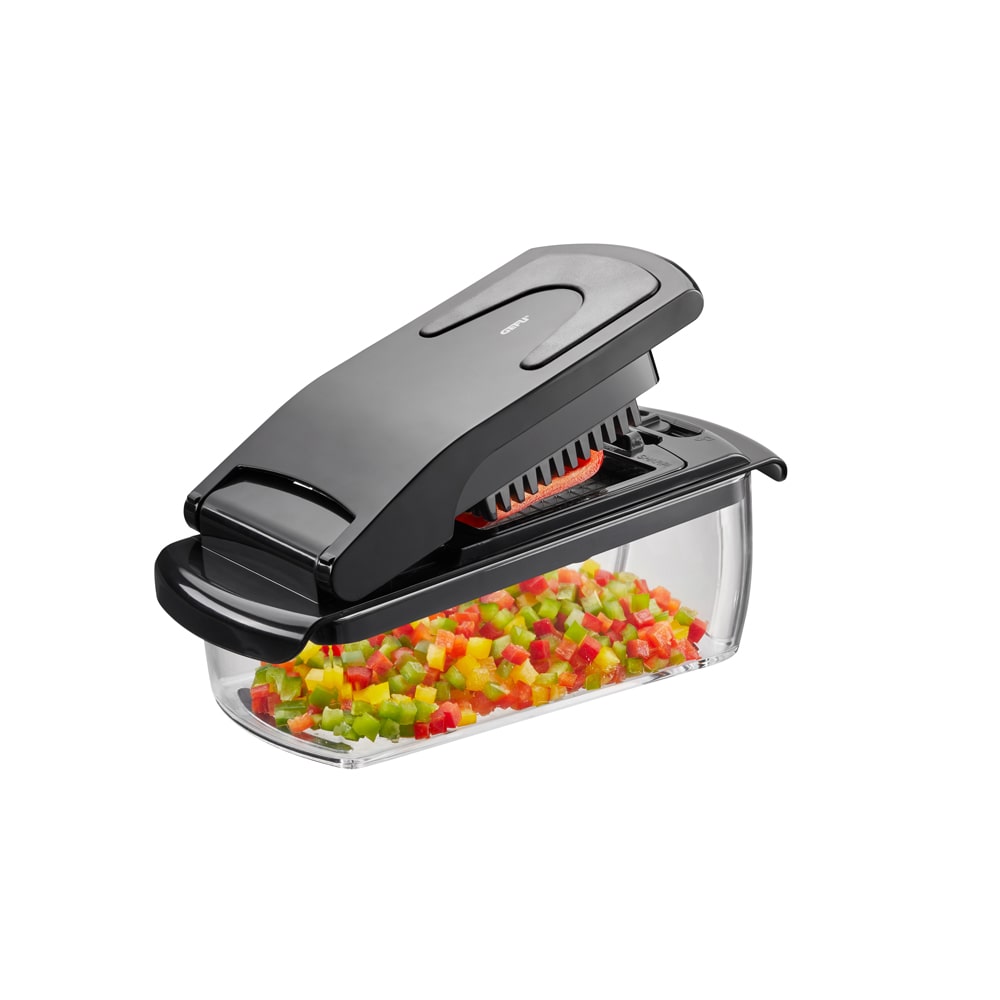 Coupe-dés et batônnets Treppo -  100.00 cl Noir Autre forme Acier Inoxydable (inox  Gefu 27.00x11.00 cm