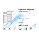 thumbnail of INFINITON Frigorifico Dos Puertas FG-249D14XEA, 204 l, 143 cm, LED Interior, Ciclico, E, Inox