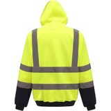 thumbnail of Sweat shirt à capuche haute visibilité femme  catégorie 3 jaune|marine T.L Yoko