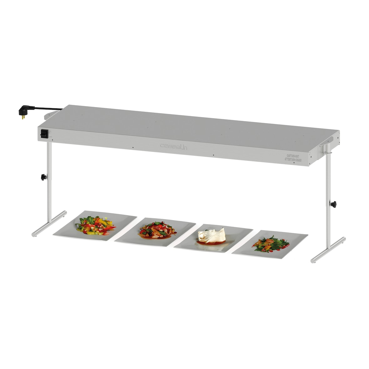 Doppelte Infrarot-Heizleiste mit Beleuchtung 1.500 CRCDEC150 Casselin