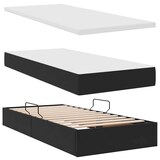 thumbnail of vidaXL Aufbewahrungsbett mit Kopfteil mit Speicher Schwarz 90 x 200 cm