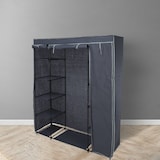thumbnail of WellHome - Armário de arrumação para campismo com prateleiras, cinzento, 141x45x167cm