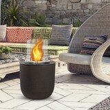 thumbnail of Chimenea de bioetanol brasero de suelo para jardín para interior y exterior RAFFAELLO Terra Marrone d.35 x h55