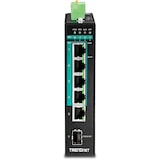 thumbnail of TRENDnet TI-PG541i 6-poorts Industriële Switch PoE+ Gigabit Layer 2 DIN-Rail