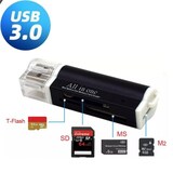 thumbnail of Highspeed All in One Universal Kartenleser Micro SD , Mini SD , SD ,MMC ,Micro MMC , RSMC, MSPRO, M2 , Memory Stick Pro