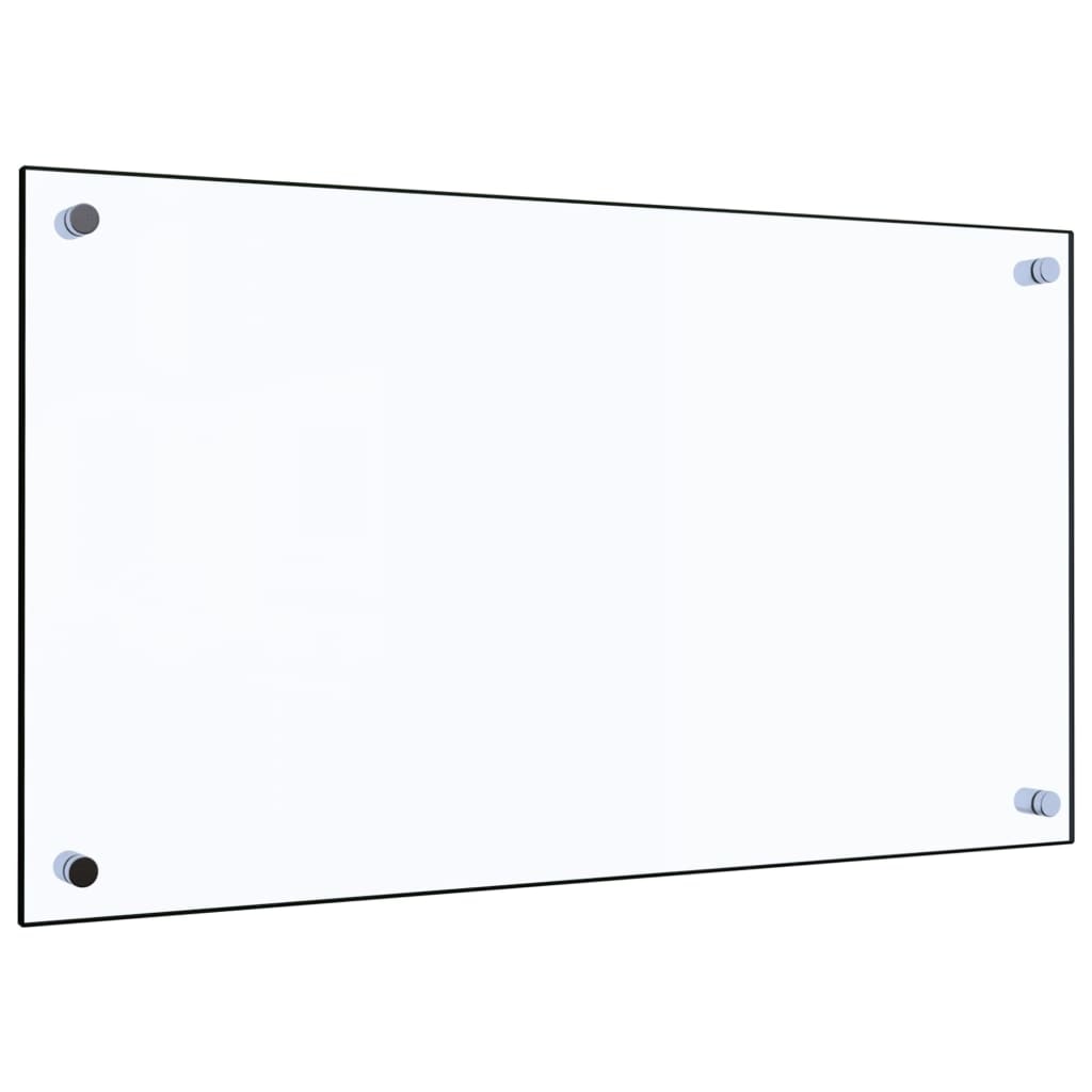 vidaXL Küchenrückwand Transparent 70×40 cm Hartglas