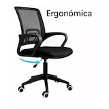 thumbnail of Silla de Oficina o Escritorio ergonómica con Soporte Lumbar, Malla Transpirable, Regulable en Altura, Ruedas antiarañazos -