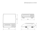 thumbnail of CAS EDM-15, mobile Inventur-Waage, Zählwaage bis 15 kg, geeicht