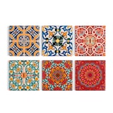 thumbnail of Sottobicchiere singolo in ceramica decorato