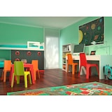 thumbnail of garbar JULIETA Set 4+1 Infantil Silla-Mesa Interior, Exterior Azul Cielo/Rosa/Rojo/Naranja/Verde Lima