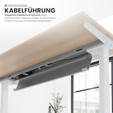 thumbnail of bümö elektrisch höhenverstellbarer Schreibtisch 160x80 cm mit Memory-Steuerung - Design Schreibtisch höhenverstellbar elektrisch, elektrischer