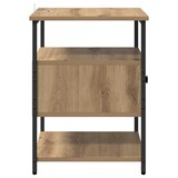 thumbnail of vidaXL Nachttisch 2 pcs Eiche handwerklich 40 x 42 x 56 cm