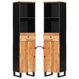 thumbnail of vidaXL Badschrank 38x33x160 cm Massivholz Akazie