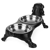 thumbnail of Gusseis.Hundenapf Doppelnapf Napf Katzennapf Landhaus Fressnapf Antik Hund