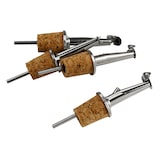 thumbnail of METRO Professional Flaschenausgiesser mit Kork und Deckel, Edelstahl / Kork, 4 Stück