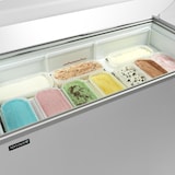 thumbnail of TEFCOLD Speiseeisvitrine IC501SCE+SO 427l Weiß